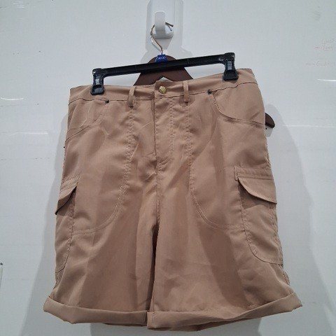 WOMEN'S TRAVEL HIKING SHORTS - MEDIUM - TAN image 3