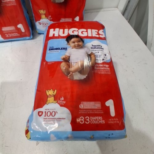 198PK DISNEY HUGGIES LITTLE SNUGGLERS DISPOSABLE BABY DIAPERS - SIZE 1 image 3