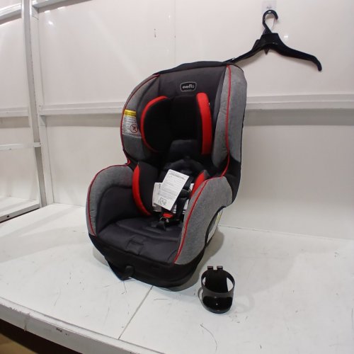 EVENFLO TITAN 65 CONVERTIBLE CAR SEAT -65 LBS - GRAY / RED (MODEL: 37121835C) image 3