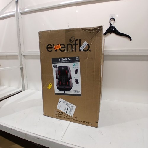 EVENFLO TITAN 65 CONVERTIBLE CAR SEAT -65 LBS - GRAY / RED (MODEL: 37121835C) image 5