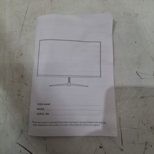 GAWFOLK 32" CURVED GAMING MONITOR WITH FREESYNC - HDMI AND DISPLAYPORT - 1080P FHD - 240HZ - 1800R - BLACK (MODEL: GF320C) image 10