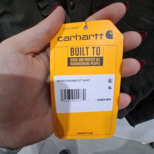 CARHARTT WASHED DUCK BARTLETT JACKET - EXTRA LARGE - GREEN (STYLE: 103826-MOS) image 3