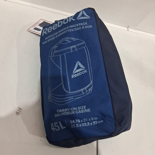 REEBOK ROLLING DUFFEL BAG / BACKPACK - 45L - BLUE (MODEL: DUFW5037RB-BLUE) image 6