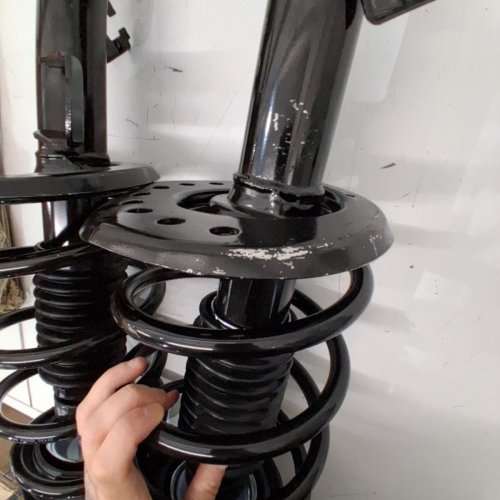 2PC FRONT COMPLETE STRUT COIL SPRING ASSEMBLY SHOCK ABSORBER FOR 2014-2019 NISSAN SENTRA - BLACK (MODEL: SOK105) image 4