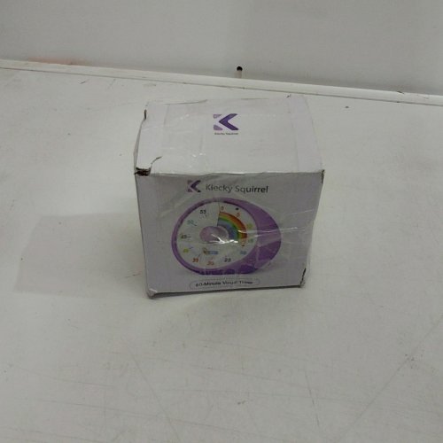 KIECKY SQUIRREL 60-MINUTE VISUAL TIMER - 3.5" X 3.5" X 2.85" - PURPLE (MODEL: ML6300W) image 3