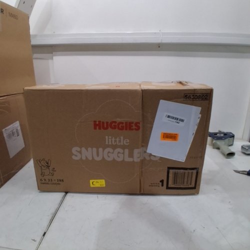 198PK HUGGIES LITTLE SNUGGLERS BABY DIAPERS - SIZE 1 (UP TO 14LB) - DISNEY WINNIE THE POOH (MODEL: 56308) image 2