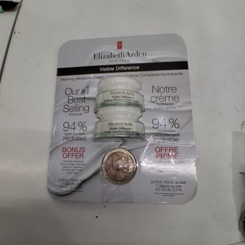 3PC ELIZABETH ARDEN VISIBLE DIFFERENCE REFINING MOISTURE CREAM COMPLEX - 75ML/EACH AND 7 SAMPLE SIZE CAPSULES image 2