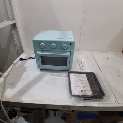 NOVASPARK ATS 15 K COUNTERTOP AIR FRYER TOASTER OVEN - 13" X 12.8" X 12.8" - SKY BLUE (MODEL: ATS-15K) image 3