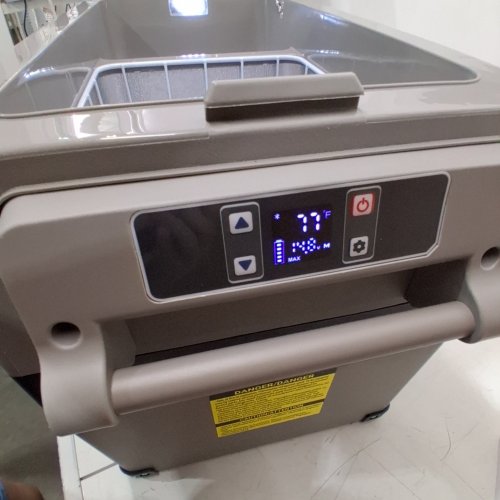 EUHOMY ELECTRIC COOLER CAR REFRIGERATOR WITH BLUETOOTH APP CONTROL - 12V/24V DC - 47QT - BLACK/GREY - (MODEL: CF-45)) image 2