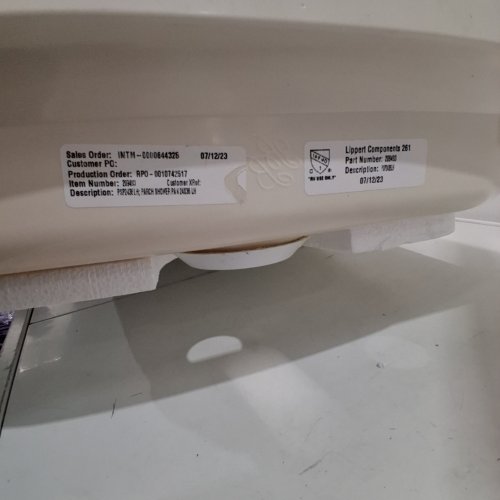 LIPPERT COMPONENTS SHOWER PAN FOR RVS - TAN image 2