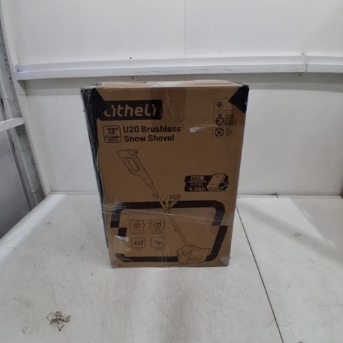 LITHELI U20 LIGHTWEIGHT CORDLESS BATTER OPERATED SNOW THROWER *TOOL ONLY* - 12" - 20V - ORANGE/BLACK/GREY (MODEL: U20SS01-0A110 / EGT090040) image 8