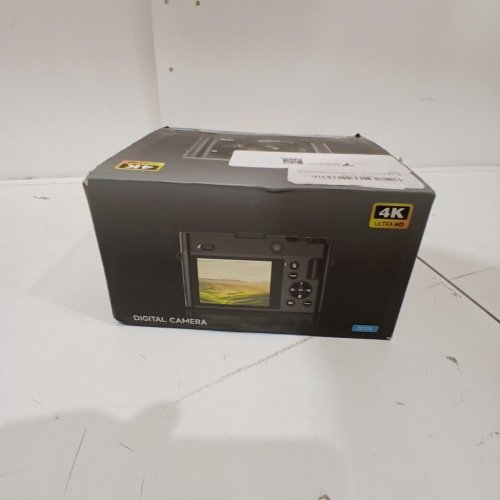 4K 64MP DIGITAL CAMERA WITH FLASH & 16X ZOOM - 2.8" DISPLAY - BLACK (MODEL: DC218) image 5