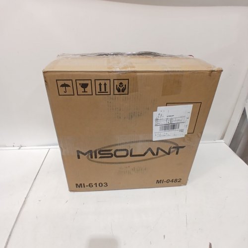 MISOLANT ARMLESS LEATHER VANITY/OFFICE CHAIR WITH ADJUSTABLE HEIGHT - 14.7"-18.4" - BLACK- (MODEL: MI-6103) image 5
