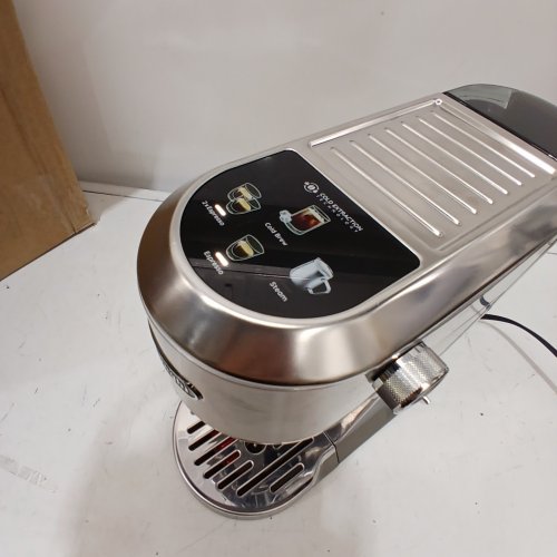 DEDICA DUO ESPRESSO MACHINE WITH COLD BREW - STAINLESS STEEL (MODEL: EC890M) image 2