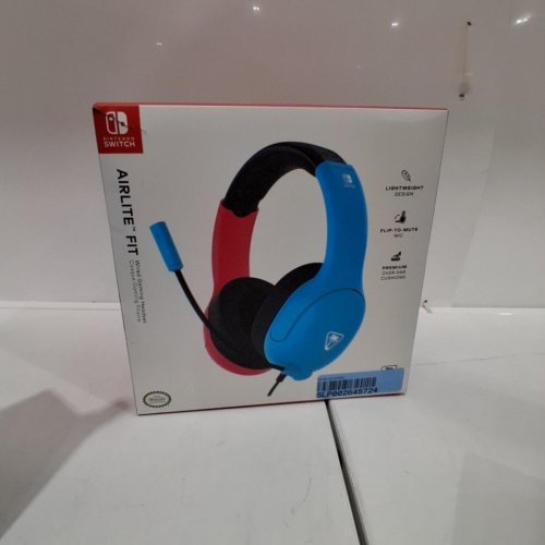 TURTLE BEACH NINTENDO SWITCH AIRLITE FIT WIRED GAMING HEADPHONES - RED/BLUE/BLACK (MODEL: TBS-8002-25) image 6