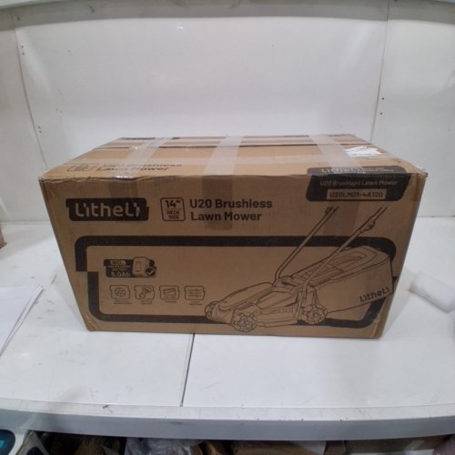 LITHELI BRUSHLESS LAWN MOWER - 14" DECK (MODEL: U20LM01-4A120) image 4