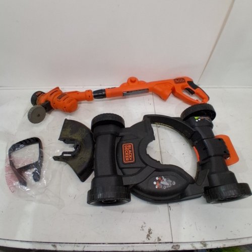 BLACK + DECKER 3-IN-1 COMPACT ELECTRIC TRIMMER MOWER - 12" - ORANGE (MODEL: BESTA512CM) image 3