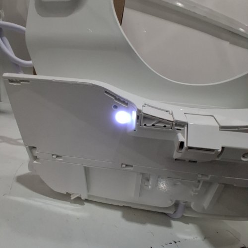 COWAY BIDETMEGA 400S ELECTRONIC ELONGATED BIDET TOILET SEAT WITH INSTANTANEOUS WATER HEATING, HEATED SEAT AND DRYER, SOFT CLOSE LID, STAINLESS NOZZLE, SELF CLEANING, AND REMOTE CONTROL - WHITE (MODEL: BIDETMEGA 400S(E))) image 2