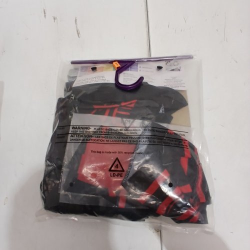 RUBIES HALLOWEEN DRAGON NINJA COSTUME - MEDIUM (8-10) - BLACK / RED (MODEL: 1000480) image 3