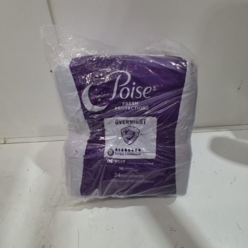 24PK POISE OVERNIGHT INCONTINENCE PADS WITH 75" WIDER BACK FOR EXTRA COVERAGE - ULTIMATE ABSORBANCY image 3