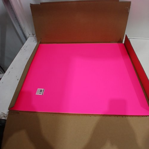 24PK MERANGUE COATED BRISTOL POSTER BOARD - 22" X 28" - NEON PINK - (MODEL: 1026-9190-72-000) image 3