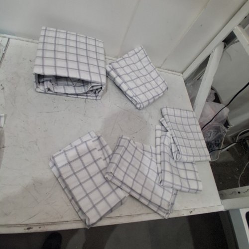 6PC SLUMBERCHILL COOLING SHEET SET - KING - GREY /BLUE/ WHITE PLAID (STYLE : 1796336) image 2