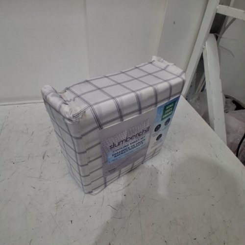 6PC SLUMBERCHILL COOLING SHEET SET - KING - GREY /BLUE/ WHITE PLAID (STYLE : 1796336) image 5
