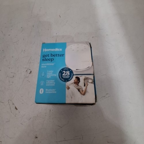 HOMEDICS SOUND SLEEP AURA SOUND MACHINE WITH BLUETOOTH CONNECTION - WHITE (MODEL: SS-2700-CA) image 2