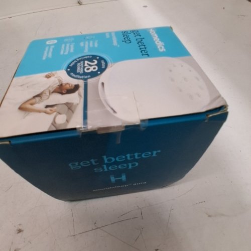 HOMEDICS SOUND SLEEP AURA SOUND MACHINE WITH BLUETOOTH CONNECTION - WHITE (MODEL: SS-2700-CA) image 3