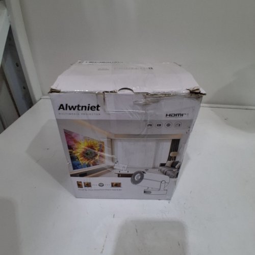 ALWTNIET PORTABLE SMART PROJECTOR BLUETOOTH, WIFI, & AUTO KEYSTONE CORRECTION - WHITE (MODEL: HY300PRO+) image 5