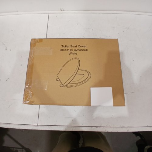 UNBRANDED ELONGATED SLOW CLOSE TOILET SEAT WITH BUILT IN TODDLER SEAT - WHITE (MODEL: PHO-0VP6OQUI) image 4