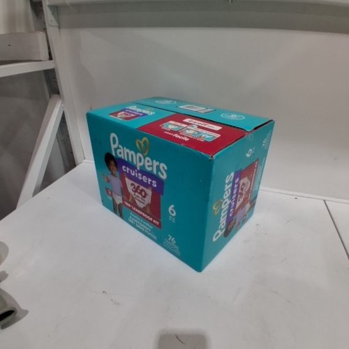 76PK PAMPERS CRUISERS 360° 100% LEAKPROOF GAP-FREE FIT DIAPERS - SIZE 6 image 2