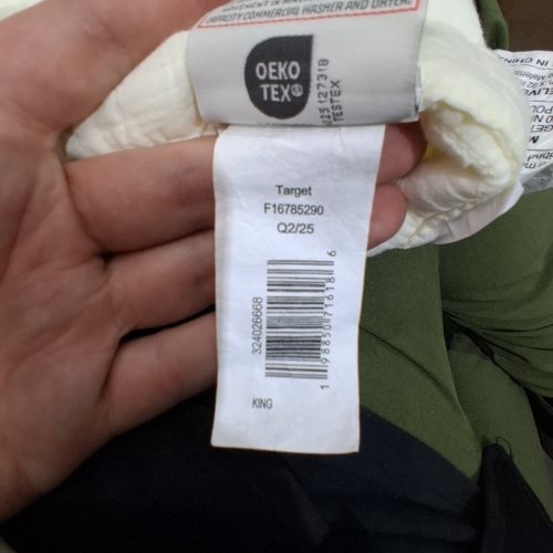 TARGET THICK MATERIAL WEIGHTED BLANKET FOR BEDROOM SMOOTH COTTON - QUEEN 88" X 92" - OFF WHITE - (MODEL:F16785290) image 2