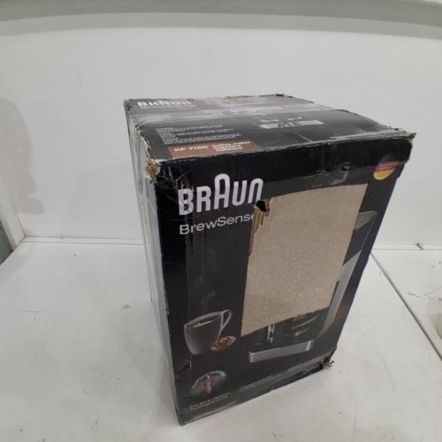 BRAUN BREWSENSE DRIP COFFEE MAKER - 12-CUP - BLACK/SILVER (MODEL: KF7150BK / KF 7150BK) image 6