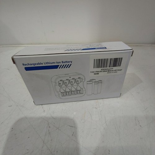KRATAX RECHARGEABLE AA BATTERIES WITH 8 BATTERIES - 1.5V - WHITE image 5