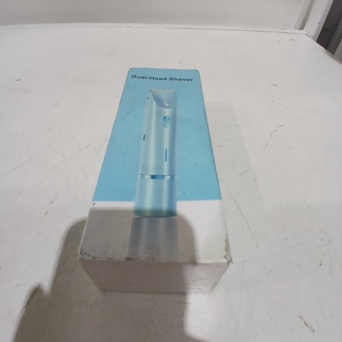 WOMEN'S ELECTRIC DUAL HEADED SHAVER BIKINI TRIMMER - 2-IN-1, USB RECHARGEABLE - LIGHT BLUE image 2