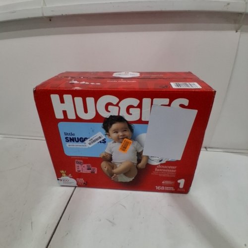 168PK HUGGIES WINNIE THE POOH LITTLE SNUGGLERS DIAPERS - SIZE: 1 image 3