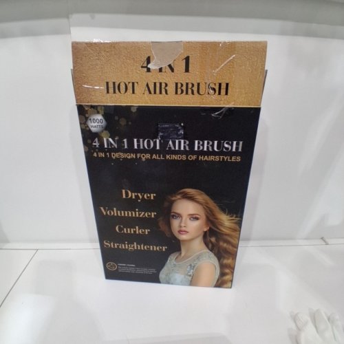 NICEBAY 4-IN-1 NEGATIVE ION HOT AIR STYLING BRUSH SET - ROSE GOLD/BLACK - (MODEL: CT-536). image 6