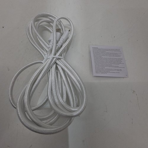 ANKER DURABLE BRAIDED CHARGING CABLE - USB-A TO LIGHTNING - 10FT - WHITE (MODEL: A8014) image 2