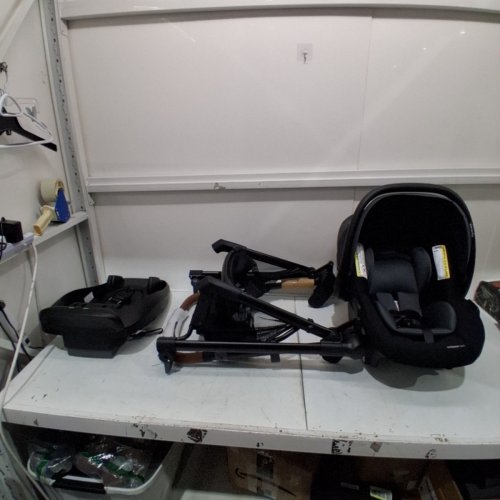 EVENFLO PIVOT NXT TRAVEL SYSTEM WITH LITEMAX NXT INFANT CAR SEAT - MAX WEIGHT 22LBS - SILVERADO GREY (MODEL: TS101412574C) image 3