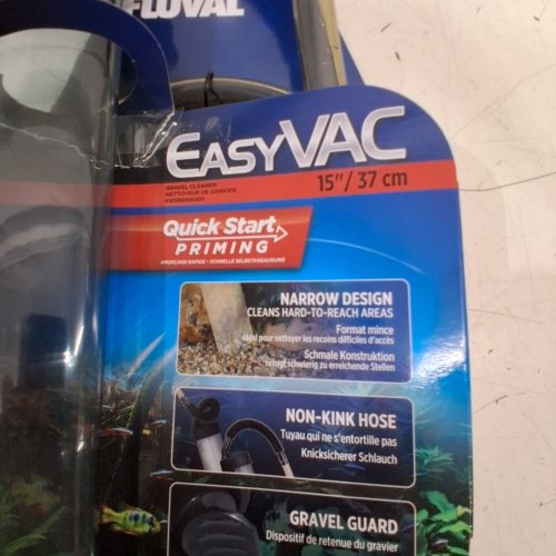FLUVAL EASYVAC GRAVEL CLEANER, QUICK START PRIMING -15"/37CM - GREY/CLEAR (MODEL: 11062) image 3
