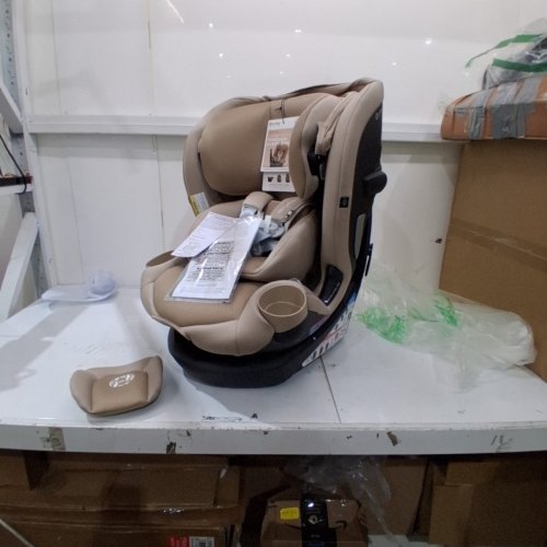 CYBEX GOLD CALLISTO G 360 ROTATING ALL-IN-ONE CONVERTIBLE CAR SEAT WITH SAFETY ASSURE PROTECTION SYSTEM - 120LBS MAX - ALMOND BEIGE (MODEL: 524000601) image 3