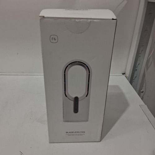 MISBY PORTABLE BLADELESS FAN WITH 3 SPEEDS - 5000MAH BATTERY - BLUE/WHITE - (MODEL: F6-B2) image 5