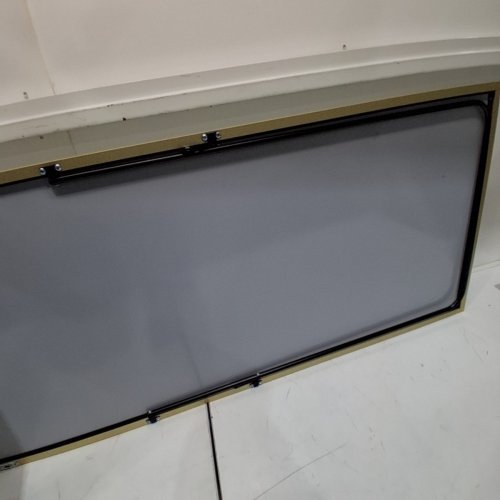 FULL LENGTH ARCHED MIRROR - 64" X 21" - GOLD image 3