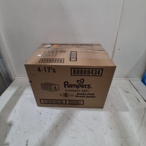 68PK PAMPERS CRUISERS 360 DIAPERS - SIZE 6 - WHITE image 3