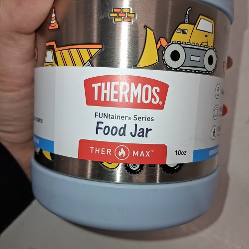 THERMOS FOOD JAR FUNTAINER SERIES - 10 OZ - BLUE (STYLE: CONSTRUCTION VEHICLE) image 2