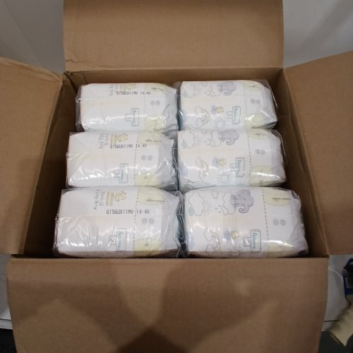 186PK PAMPERS SWADDLERS DISPOSABLE DIAPERS - SIZE 2 image 2