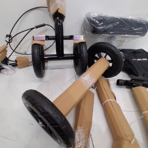 WHLICKS STEERABLE 4-WHEEL KNEE RELIEF SCOOTER - 300LBS MAX - BLACK (ITEM: KS03) image 4