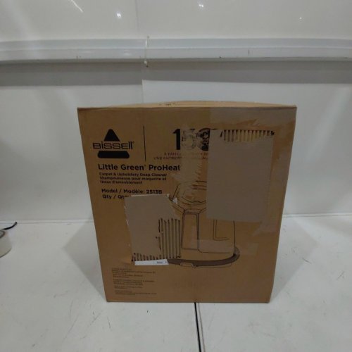BISSELL LITTLE GREEN PROHEAT PORTABLE DEEP CLEANER/SPOT CLEANER - GREEN/GREY (MODEL: 2513B / 2513N) image 5