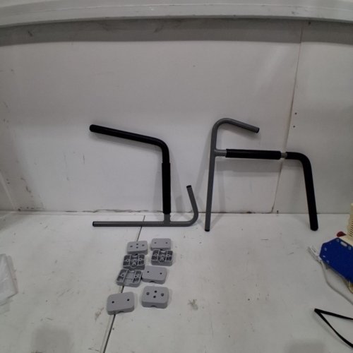 BPS ASCEND ADJUSTABLE KAYAK/CANOE WALL CRADLE - 200LB MAX - GREY image 2